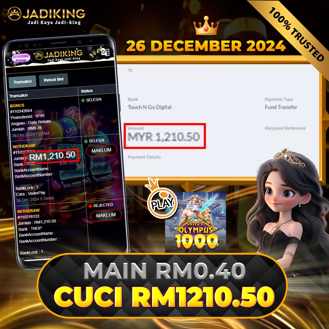 pragmatic play win RM1210.50