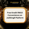 Free Kredit RM10 Convenience on Jadiking8 Platform